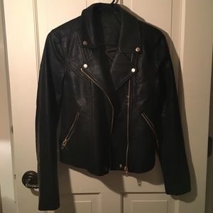 Blank NYC Life Changer Moto Jacket, Size S Black